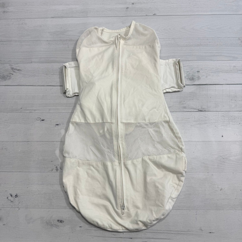 Happiest Baby SNOO Sleep Sack cotton Baby Swaddle crème offwhite 2-4 months